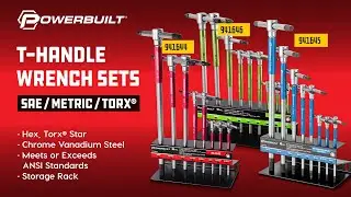 Powerbuilt T-Handles Wrench Sets