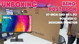 BenQ PD2706QN｜27-inch QHD 95% P3 90W USB-C Designer Monitor| Mr Vino Tech #mrvinotech