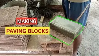 EASY WAY TO MAKE MANUAL PAVER BLOCK - Melihat Cara Membuat Paving/ConBlock Manual Kualitas Ok..!!!