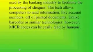 All About MICR