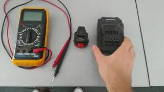 How to Use Multimeter and Measure the Voltage of Power Tool Lithium Batteries