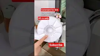 Fruits & Vegetables Washing Bowl | Multipurpose Drain Basket with Rotating Strainer #ytshorts