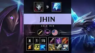 Jhin Mid vs Anivia - NA Master Patch 25.17