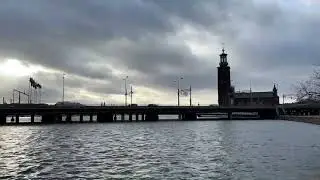 Sweden, Stockholm City Hall Timelapse | Beautiful view | 4K Time-lapse