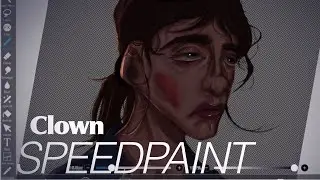 Clown Speedpaint - CHILL SPEEDPAINT WITH RAMBLING