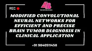 MODIFIED CONVOLUTIONAL NEURAL NETWORKS  AND PRECISE BRAIN TUMOR DIAGNOSIS IN CLINICAL APPLICATION