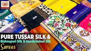 Pure Tussar Silk | Bishnupuri Silk | Murshidabad Silk Saree Manufacturer & Wholesaler in Nabadwip🔥