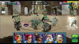 KINGTHRUSHBEARD FIGHT IN ARENA WITH JANNIE NIENOW BATTLE ARENA