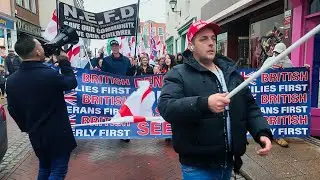 Britain First поддерживает местный протест против отеля для мигрантов в Фавершеме, Кент!