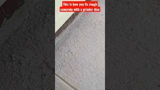 Самый дешевый способ отремонтировать шероховатый бетон вручную #сделайсам #лайфхаки #бетон