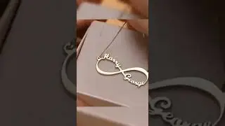 Personalised Infinity Name Necklace