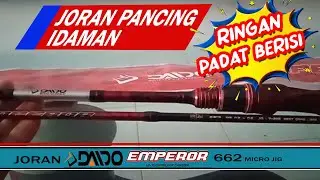 Joran Daido Emperor Micro Jig solid carbon 662..keren abisss  mantaap. | LA Lanang Angler