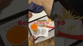 McDonald&rsquo;s Meal Just ₹99 🤤😱 #yumvloger #shorts #mcdonalds #meal #combo #burger #pizza #challange