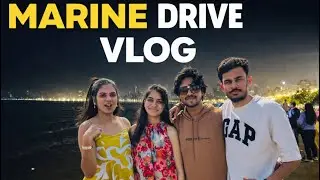 Marine Drive Night Vlog 🌃 | Mumbai Looks Unreal After Dark!