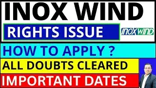 Inox Wind Rights Issue I Inox Wind Rights Record date I Inox Wind share latest news I INOXWIND
