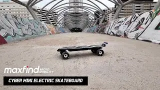 🔥 MAXFIND CYBER MINI &ndash; BEST MINI ELECTRIC SKATEBOARD 2025 🛹⚡