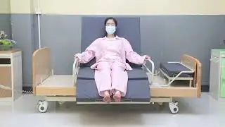 Elderly Patients: Wooden Electric Medical Home Care Bed with Rotating Seven Functions