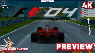 Formula One 04 (PS2 Gameplay) (4K 60FPS) First 10 Minutes Preview One Hand Player