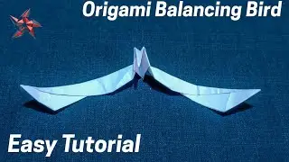 Origami Balancing Bird 🐦 | Easy Paper Bird That Balances! #NinjaOrigami