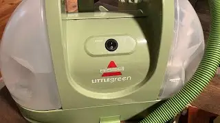 Bissell Little Green Machine Demo | Easy Couch & Pet Mess Cleanup  | Black Friday Deal