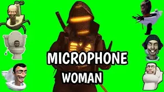 skibidi toilet microphone woman What if Titan  Drill Man attacked Rocket
