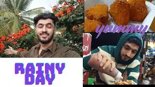 Mini Vlog2 | Exploring Market Amid Rainfall | Having Famous VadaPav | Bangalore Rains 