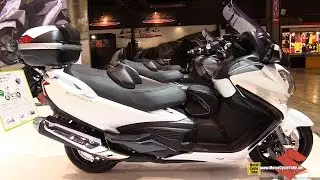 2015 Suzuki Burgman 650 Executive - Walkaround - 2014 EICMA Milan Motorcycle Exhibition