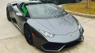 2017 LAMBORGHINI HURACAN SPYDER LP610-4 TEST DRIVE & ACCELERATION