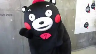 くまモン､コンクリの壁に手を強打!?痛いの痛いの飛んでかないで～＠Ginza Sony Park2026/02/01