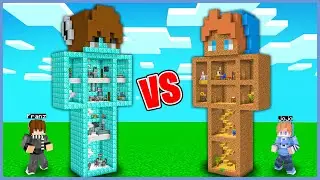 JOJO & FRANZ ADU MEMBUAT PATUNG ANEH VS PATUNG TERMAHAL di MINECRAFT