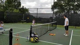 Kylie Alice Zou play tennis 20190609