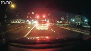 Driver runs stale red light in Dayton Ohio area