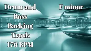 Liquid Drum & Bass Backing Track &ndash; 176 BPM in F Minor | Smooth DnB Jam Track