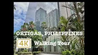 [4K 60fps] ORTIGAS, PHILIPPINES - Morning Walk from Greenfield District to Ortigas Park