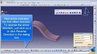 CATIA GENERATIVE SHAPE DESIGN - Thick Surface