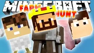МЫ ПРЕВРАТИЛИСЬ В ЖИВОТНЫХ! [Minecraft Farm Hunt Mini-Game]