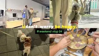 Weekend vlog#04 I 我去了寵物展/信義區看聖誕樹/大溪超友善咖啡廳/聖誕節交換禮物/跟賓友相見歡/我看到煙火/日子變柔軟♡