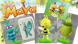 Kinder Surprise Eggs with Maya the Bee. Киндер сюрприз пчелка Майя распаковка игрушки
