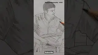 Valimai - Mother song drawing #Ajith Kumar #shorts #mothersong #valimai  #Raghulsundaramurthy
