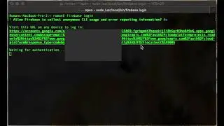 Lecture 3: Firebase CLI tools