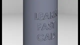 WRAP FEATURE QUICKLY SOLIDWORKS / LEARN FAST CAD #solidworks #solidworkstutorial #wrap