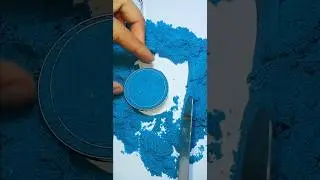 Kinetic Sand Blue 💙🔵 Round #shorts  #viral