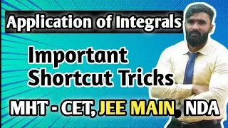 Application of Integrals|Important Shortcut Tricks|12th Std|JEE |MHT CET |NDA|Pradeep Giri Sir