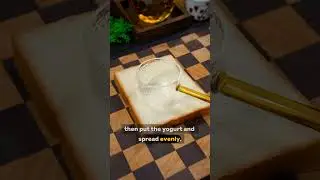 How to make yogurt cheese toast | Learn how to make yogurt cheese toast that kids love..... #shorts
