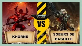 [NetEpic Palladium] Rapport de Bataille V2 -  Khorne vs Soeurs de Bataille