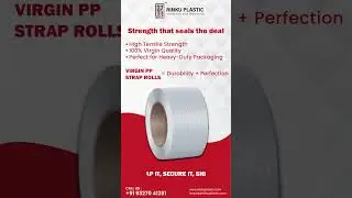 Durable PP Strap Rolls for Secure Packaging | Rinku Plastic