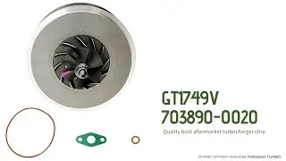 Aftermarket Turbo Cartridge (CHRA) &ndash; Direct Replacement for 703890-0020