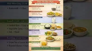 Day-19 Diet Plan (Reducing Inflammation & Water Retention) Weight Loss | Diet Plan | Meal Plan