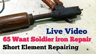 65 Waat Soldiering Iron Repair Live Video First Time On Air | Technical dmk is live