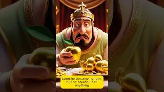 The Tragic Tale of King Midas: The Curse of the Golden Touch  #ai #goldtouch #aigenerated